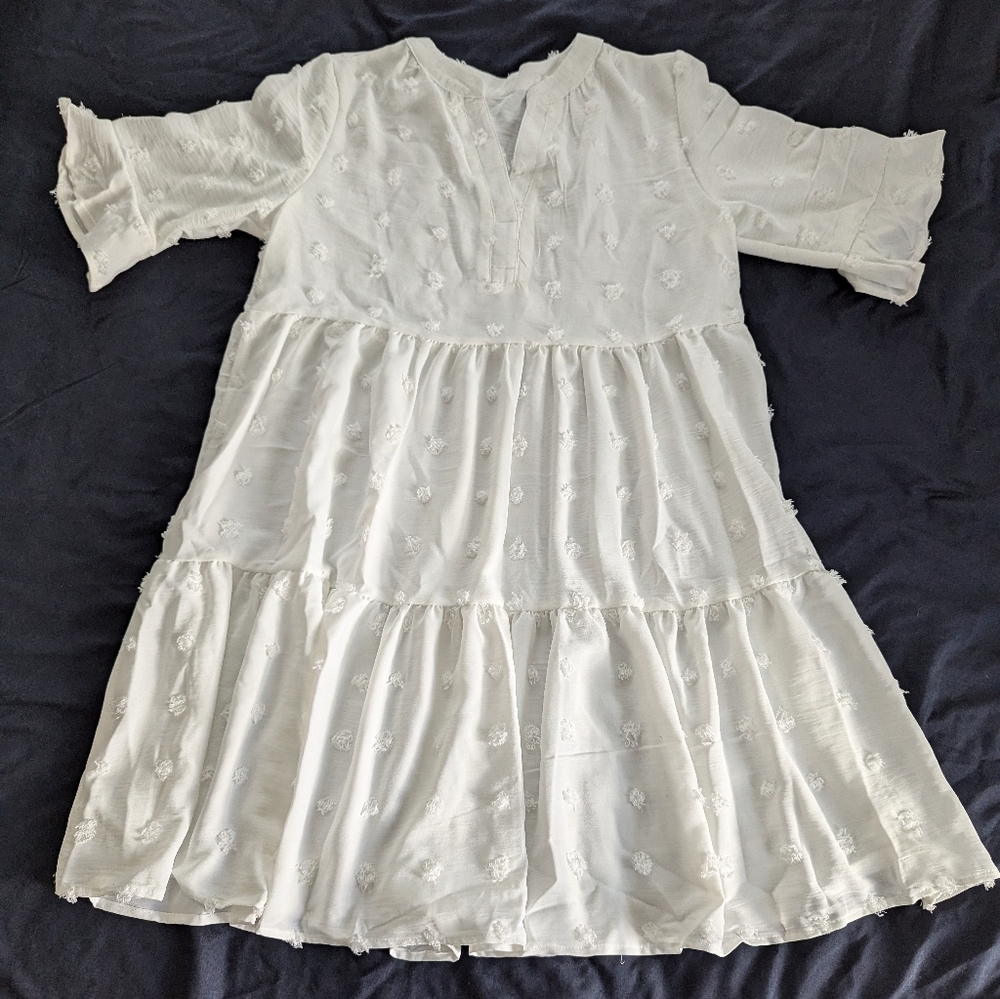 NWOT Fuzzy Puffs Dress
